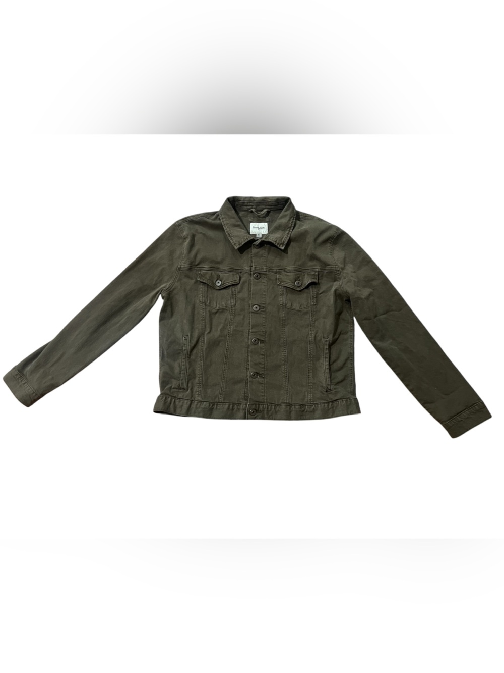 Goodfellow & Co Olive Green Lightweight Trucker Jacket size XL